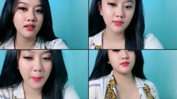 Si Cantik Buka Kemeja Chalisa Belahan Susu ID 93040583 Mango
