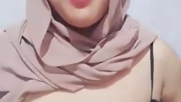 Ameena Jilbab Tobrut Bugil Remas Tetek